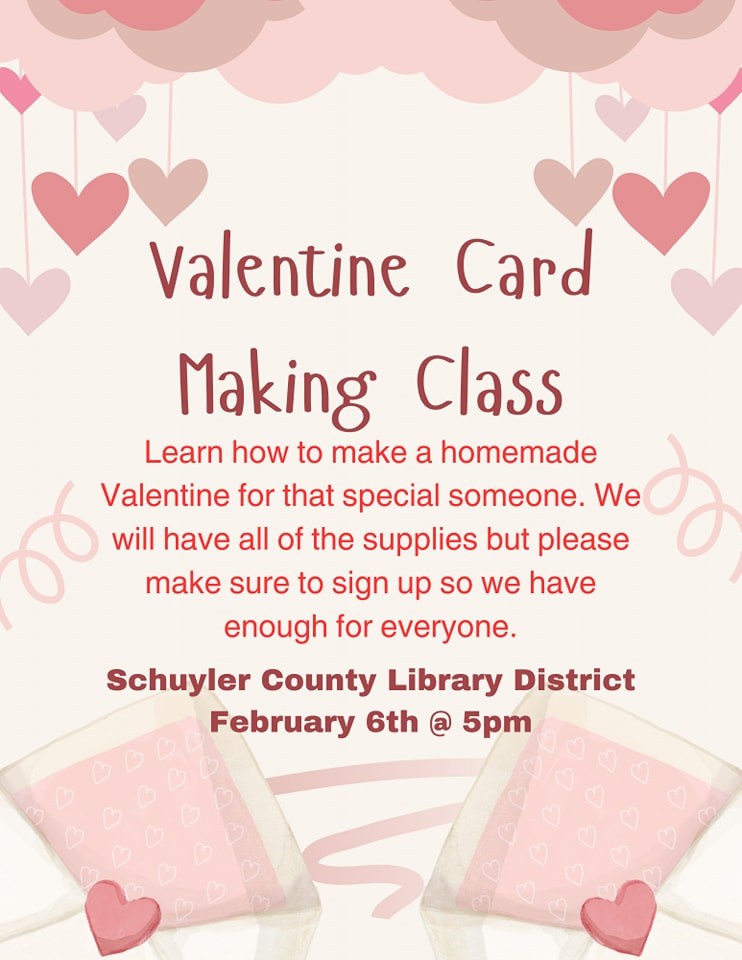 Valentine Card Making Class Valentine Card Making Class